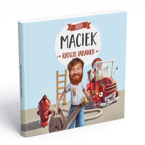 Tata strażak ratuje zabawki - prezent na dzień ojca