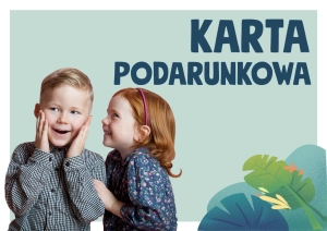 Karta podarunkowa - książka personalizowana dla dwójki dzieci